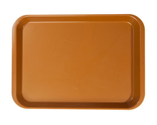 [20Z401U] Plateau b-lok sans compartiments (34,0 x 24,5 x 2,2 cm); cuivre - zirc - delynov - 