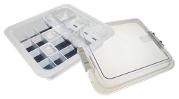 [20Z455A] Full Material Tubs with Accessories (31.9 x 28.5 x 10.2 cm) White - Zirc