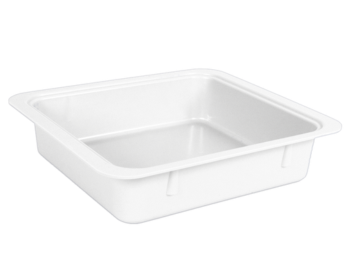 [20Z463A] Material-Less Containers (31.1 centimeters x 27.6 centimeters x 7.0 centimeters) White - ZIRC - Delynov