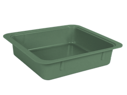 [20Z463D] Material Tubs, Without Accessories (31.1 x 27.6 x 7.0 cm) Green - Zirc
