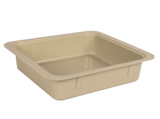 [20Z463G] Tubs à matériaux sans accessoires (31,1 centimètres x 27,6 centimètres x 7,0 centimètres) beige - ZIRC - Delynov