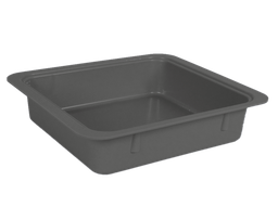 [20Z463I] Material Tubs, Without Accessories (31.1 x 27.6 x 7.0 cm) Gray - Zirc