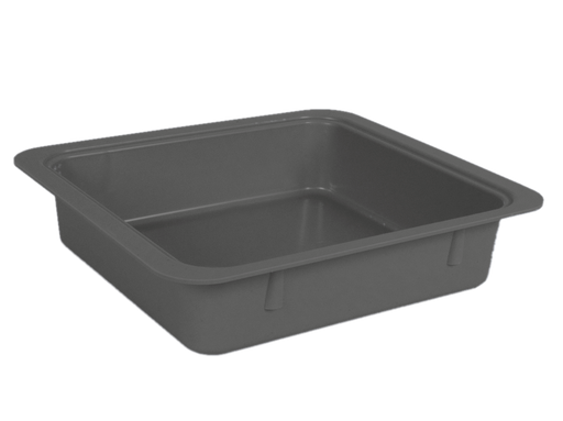 [20Z463I] Tubs à matériaux sans accessoires (31,1 centimètres x 27,6 centimètres x 7,0 centimètres) gris - ZIRC - Delynov