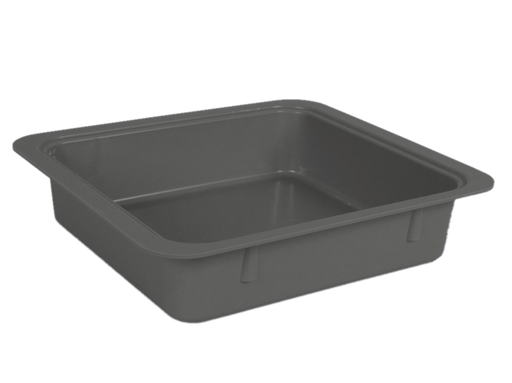 [20Z463I] Tubs for materials without accessories (31.1 centimeters x 27.6 centimeters x 7.0 centimeters) gray - ZIRC - Delynov