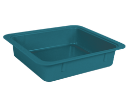 [20Z463J] Tubs à matériaux, sans accessoires ( 31,1 x 27,6 x 7,0 cm ) turquoise - ZIRC - Delynov