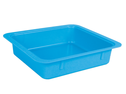 [20Z463N] Tubs for Materials Without Accessories (31.1 x 27.6 x 7.0 cm) Neon Blue - ZIRC - Delynov