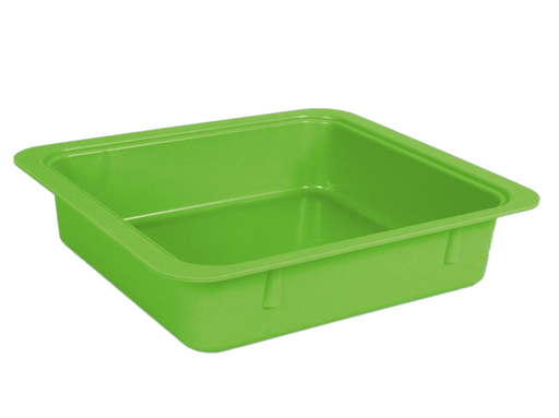 [20Z463P] Tubs à matériaux, sans accessoires (31,1 x 27,6 x 7,0 cm) néon vert - ZIRC - Delynov