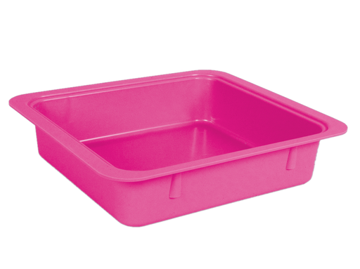 [20Z463S] Neon Pink Material Tubs without Accessories (31.1 centimeters x 27.6 centimeters x 7.0 centimeters) - ZIRC - Delynov
