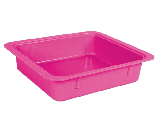 [20Z463S] Tubs à matériaux sans accessoires (31,1 centimètres x 27,6 centimètres x 7,0 centimètres) néon rose - ZIRC - Delynov