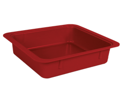 [20Z463M] Material Tubs, Without Accessories (31.1 x 27.6 x 7.0 cm) Red - Zirc