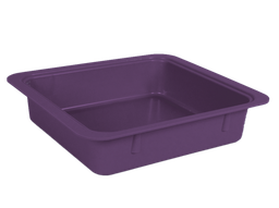 [20Z463E] Material Tubs, Without Accessories (31.1 x 27.6 x 7.0 cm) Plum - Zirc