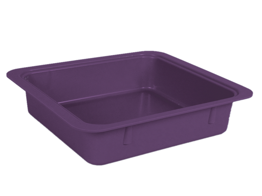 [20Z463E] Empty material tubs without accessories plum (31.1 centimeters x 27.6 centimeters x 7.0 centimeters) - ZIRC - Delynov