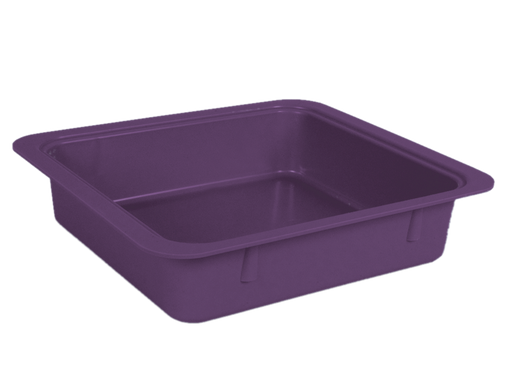 [20Z463E] Tubs à matériaux sans accessoires prune (31,1 centimètres x 27,6 centimètres x 7,0 centimètres) - ZIRC - Delynov