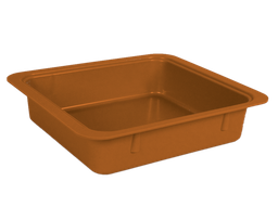 [20Z463U] Material Tubs, Without Accessories (31.1 x 27.6 x 7.0 cm) Copper - Zirc