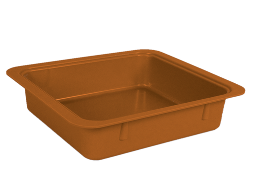 [20Z463U] Tubs à matériaux sans accessoires (31,1 x 27,6 x 7,0 cm) en cuivre - ZIRC - Delynov