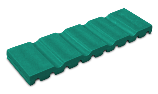 [20Z464J] Tapis à instruments, (17,2 centimètres x 5,1 centimètres x 1,0 centimètre); turquoise - ZIRC - Delynov