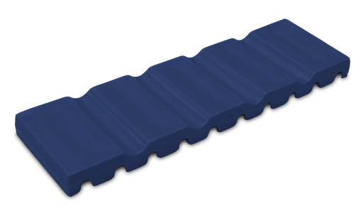 [20Z464T] Dental Instrument Mat, (17.2 cm x 5.1 cm x 1.0 cm); Dark Blue - ZIRC - Delynov