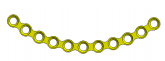 [A05-96-011] curved plate - large Bone plate - Titamed