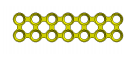 [A05-98-014] matrix  plate large Bone plate - Titamed (A05-98-014) - Delynov