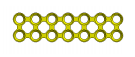 [A05-98-014] matrix  plate large Bone plate - Titamed