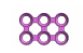 [A06-98-006] Plaque d'ostéosynthèse matrice medium 6 trous - Titamed (A06-98-006) - Delynov