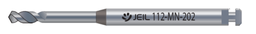 [112-MN-202] 1,6 mm drill for contra-angle (12 mm abutment) - Jeil Medical