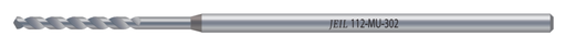 [112-MU-302] Foret de 1,6 mm pour pièce a main chirurgicale (butée à 16mm) - Jeil Medicall (112-MU-302) - Delynov